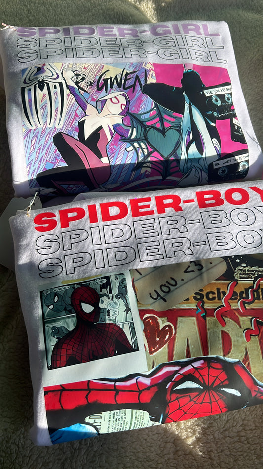 Sudadera Dúo Spider estampado