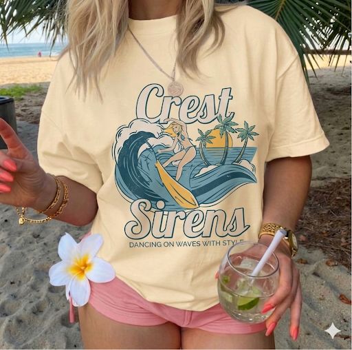 Playera Summer Beige UNITALLA🌴🥥🌊🏖️☀️