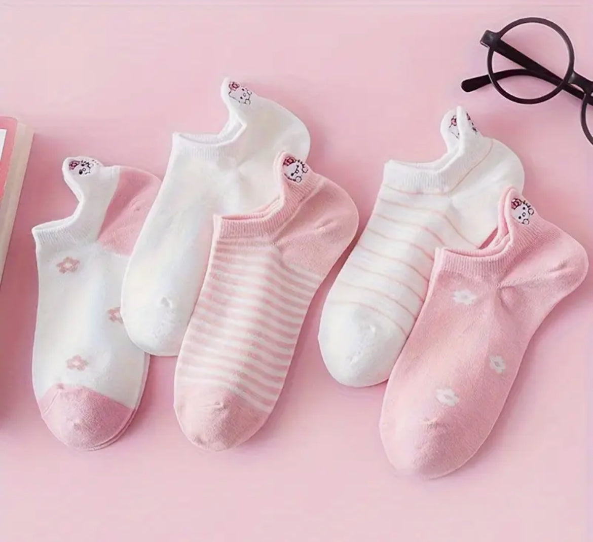 Paquete 5 piezas de tines kitty