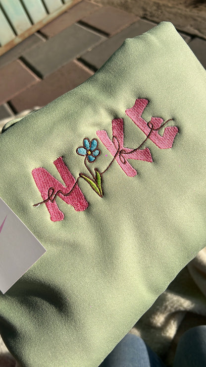 Sudadera Flower Verde 💚