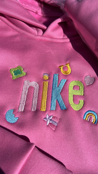 Sudadera Nike Raibow 🩵💚🩷