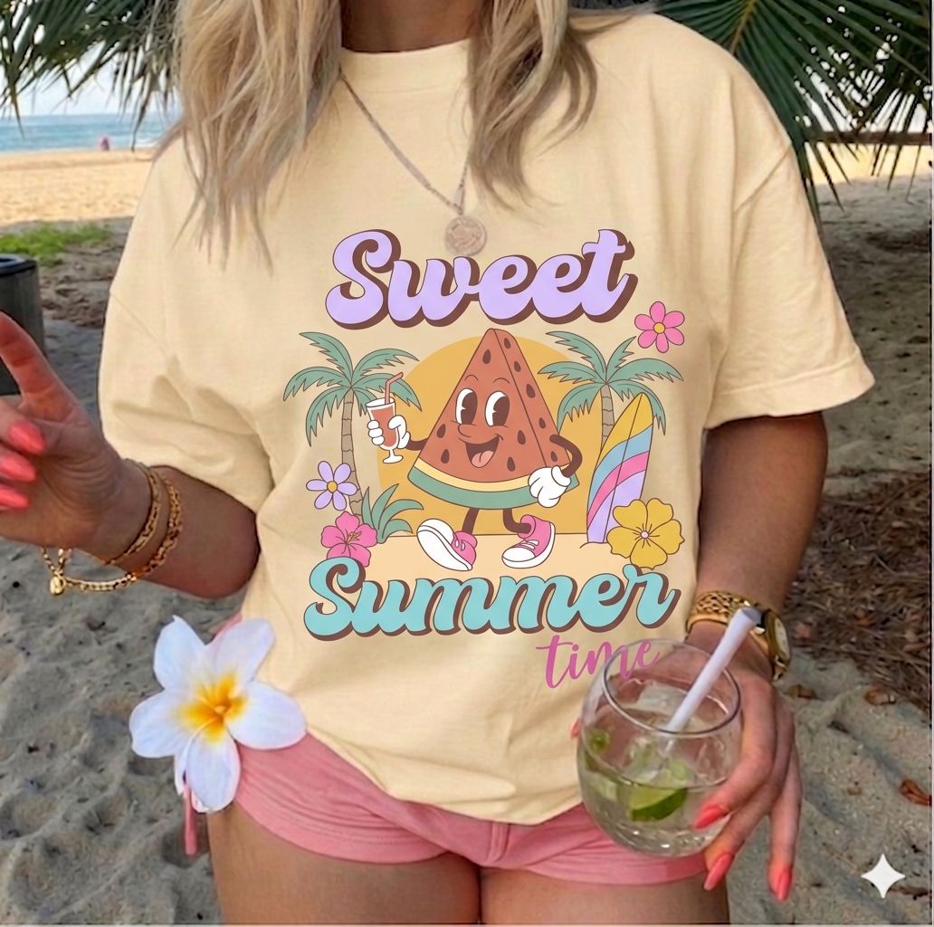 Playera Summer Beige UNITALLA🌴🥥🌊🏖️☀️