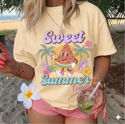 Playera Summer Beige UNITALLA🌴🥥🌊🏖️☀️