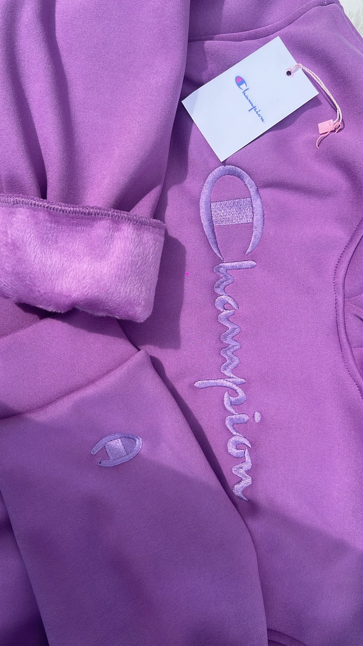 Sudadera Champion Lila