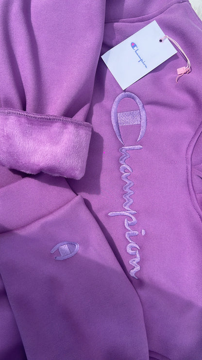 Sudadera Champion Lila