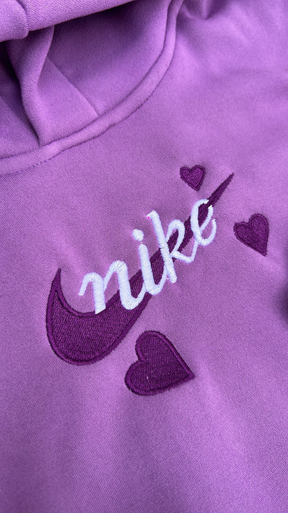 Sudadera Nike Corazon morada 💜