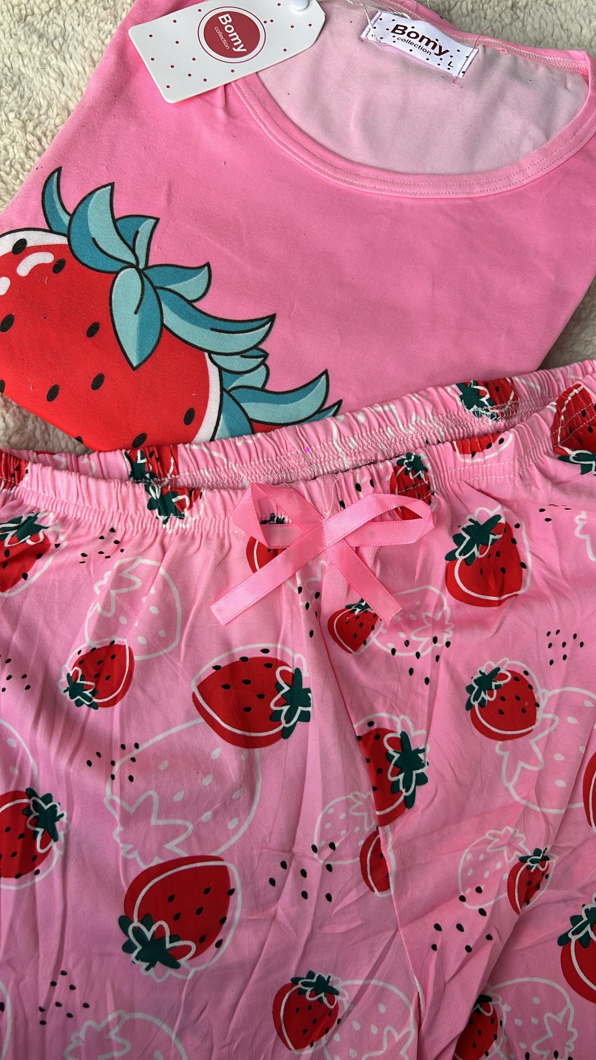 Pijama con Short y pantalón 🌸