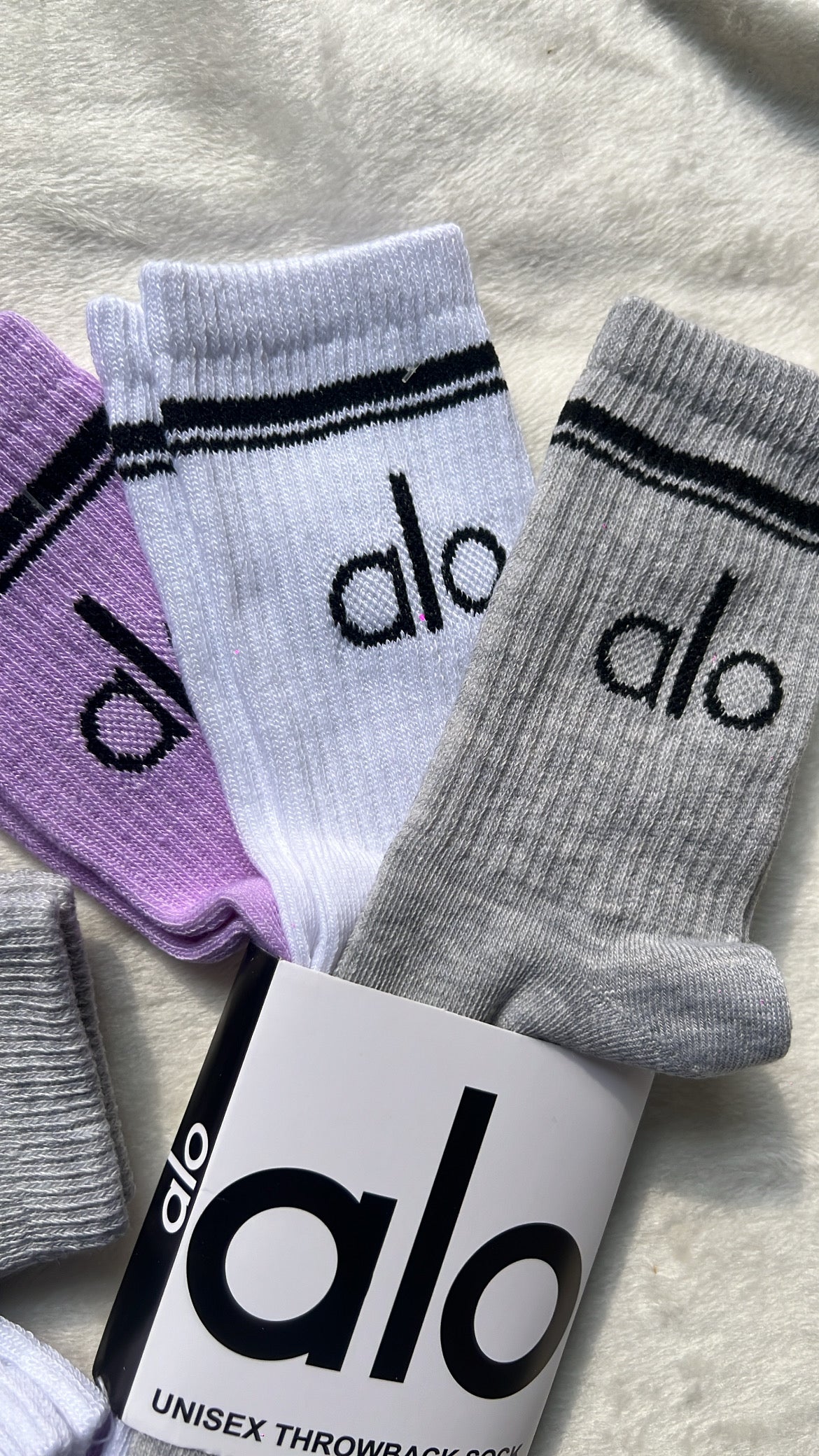 3 pares de calcetines Alo 💜