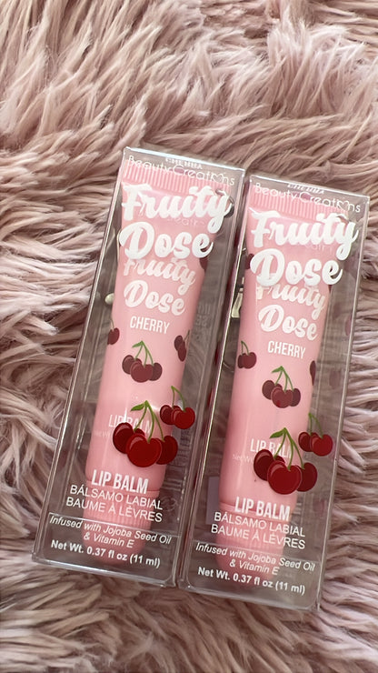 Fruity dose- Balsamo labial con llavero CHERRY 🍒💋