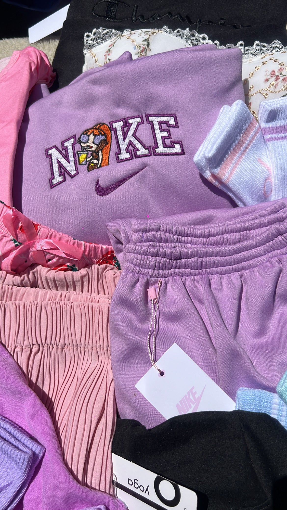 Lote Nike Lila Bombón +14 piezas +ENVIO GRATIS