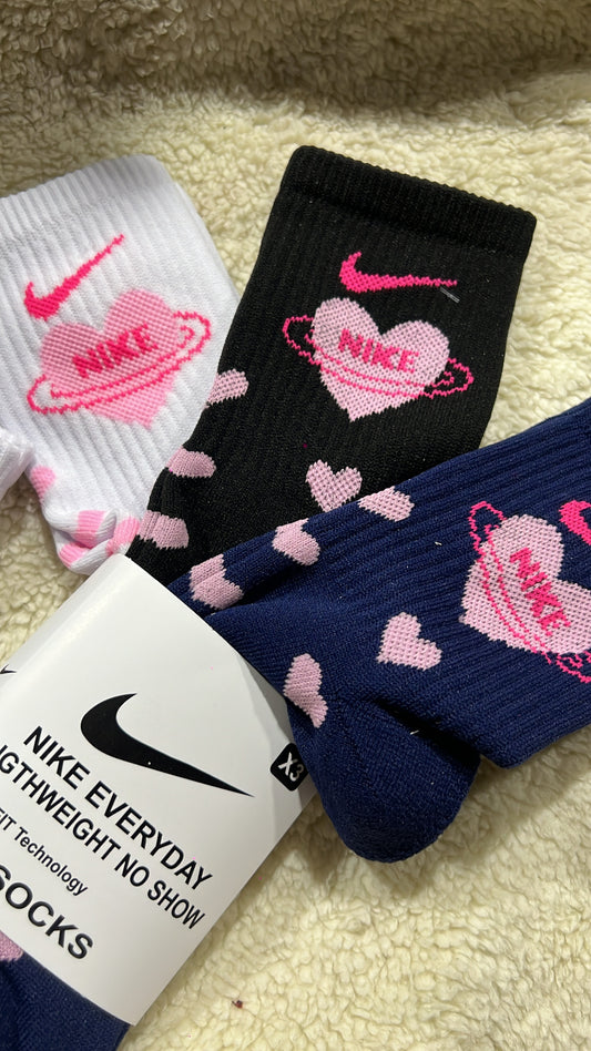 3 pares de calcetines corazones 🩷