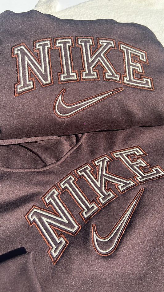 Sudadera Capuchina café