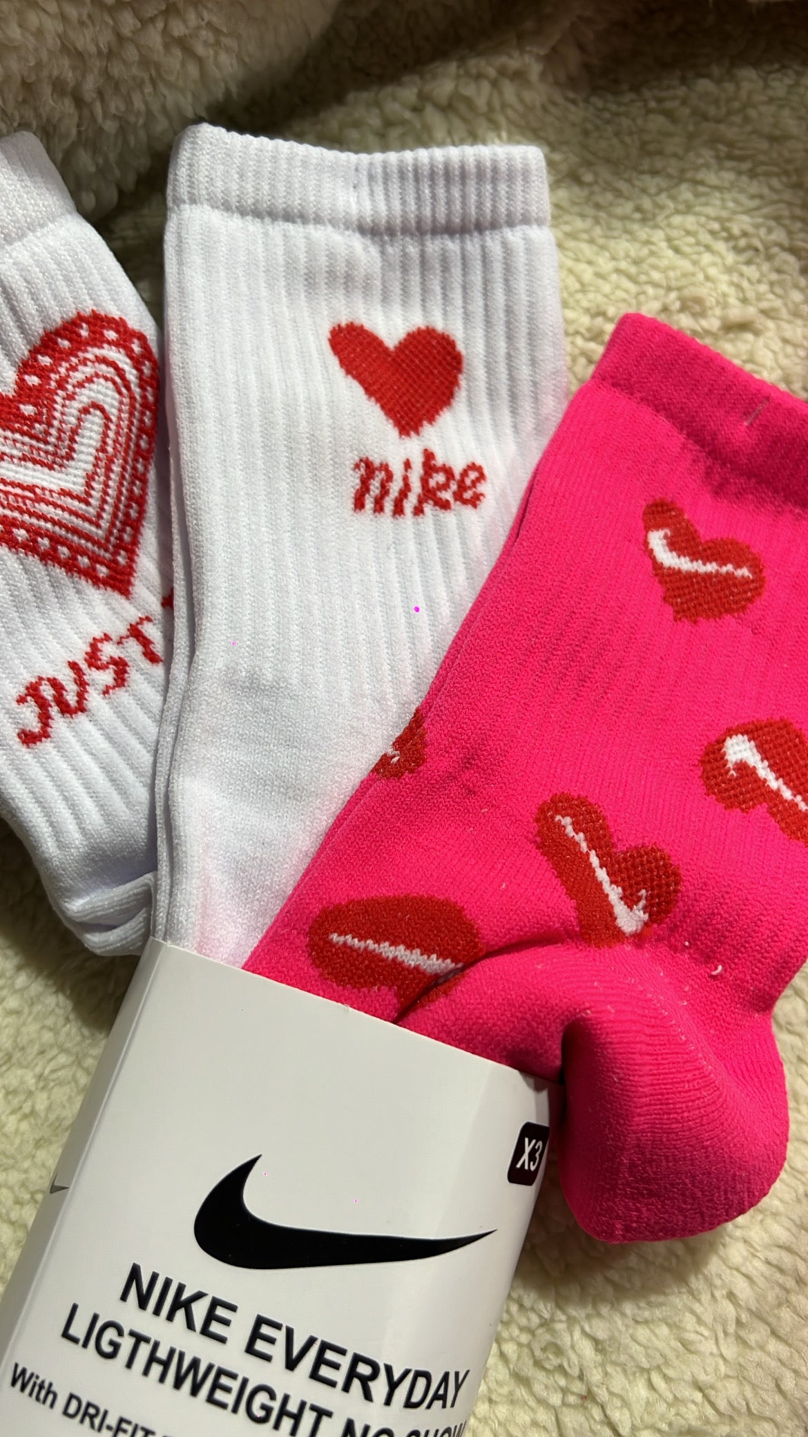 3 pares de calcetines Corazones Love ❤️ ✨