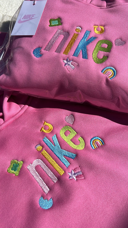 Sudadera Nike Raibow 🩵💚🩷