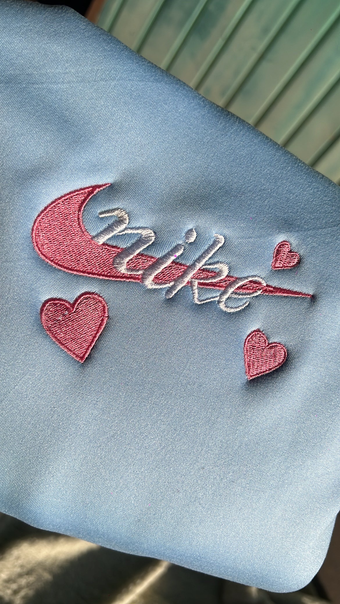 Sudadera Nike corazón azul pink 💖