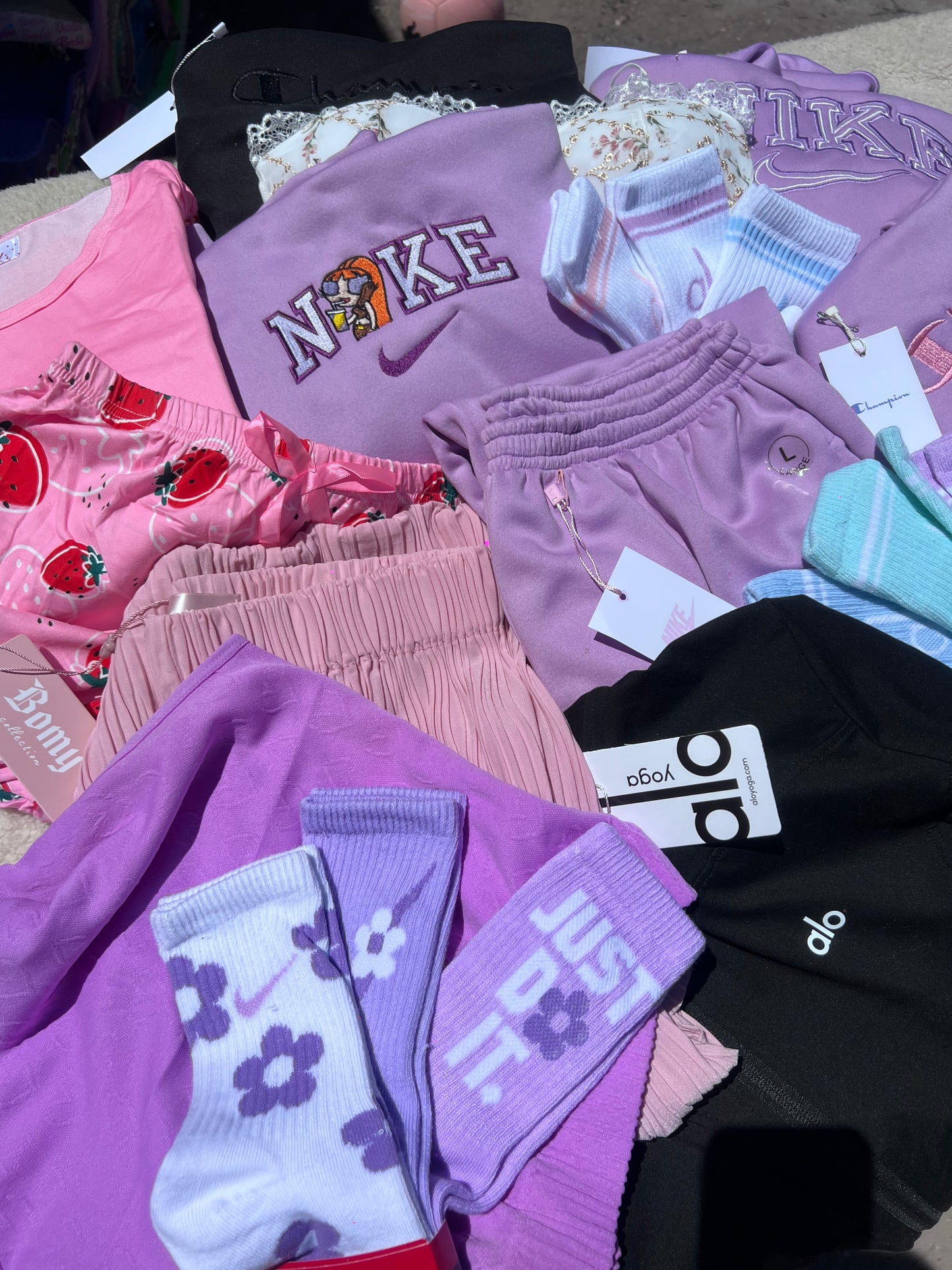 Lote Nike Lila Bombón +14 piezas +ENVIO GRATIS