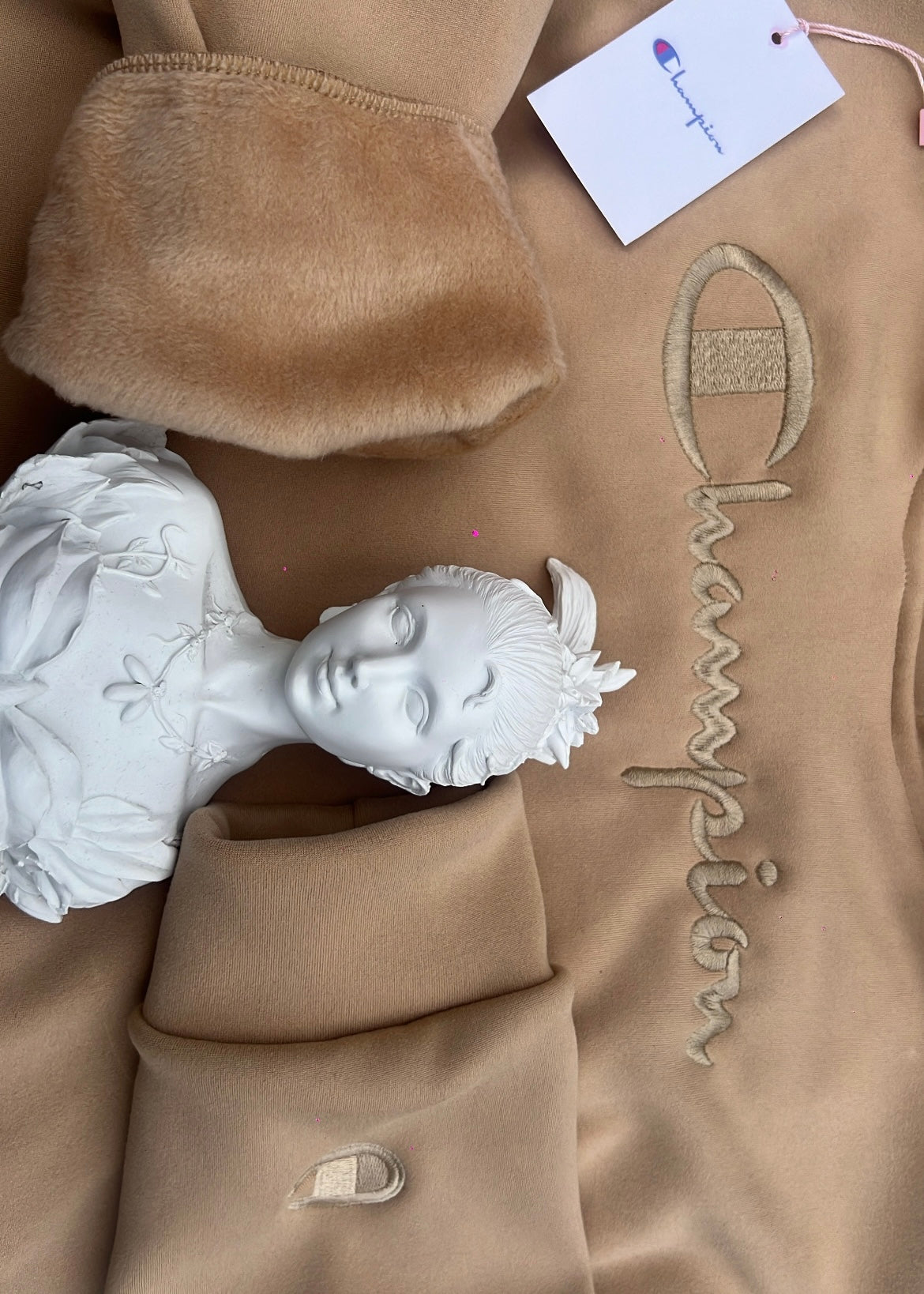 Sudadera Champion Beige