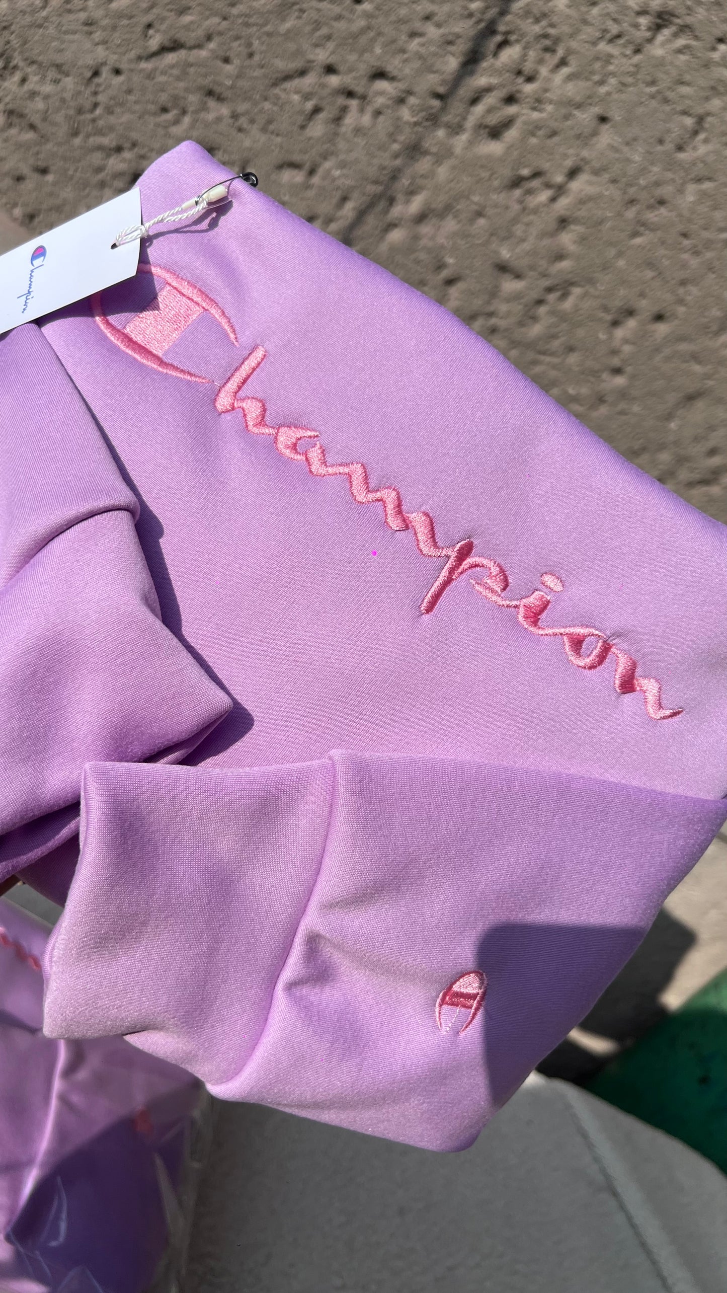 Sudadera Champion Lila Pink 💜🩷