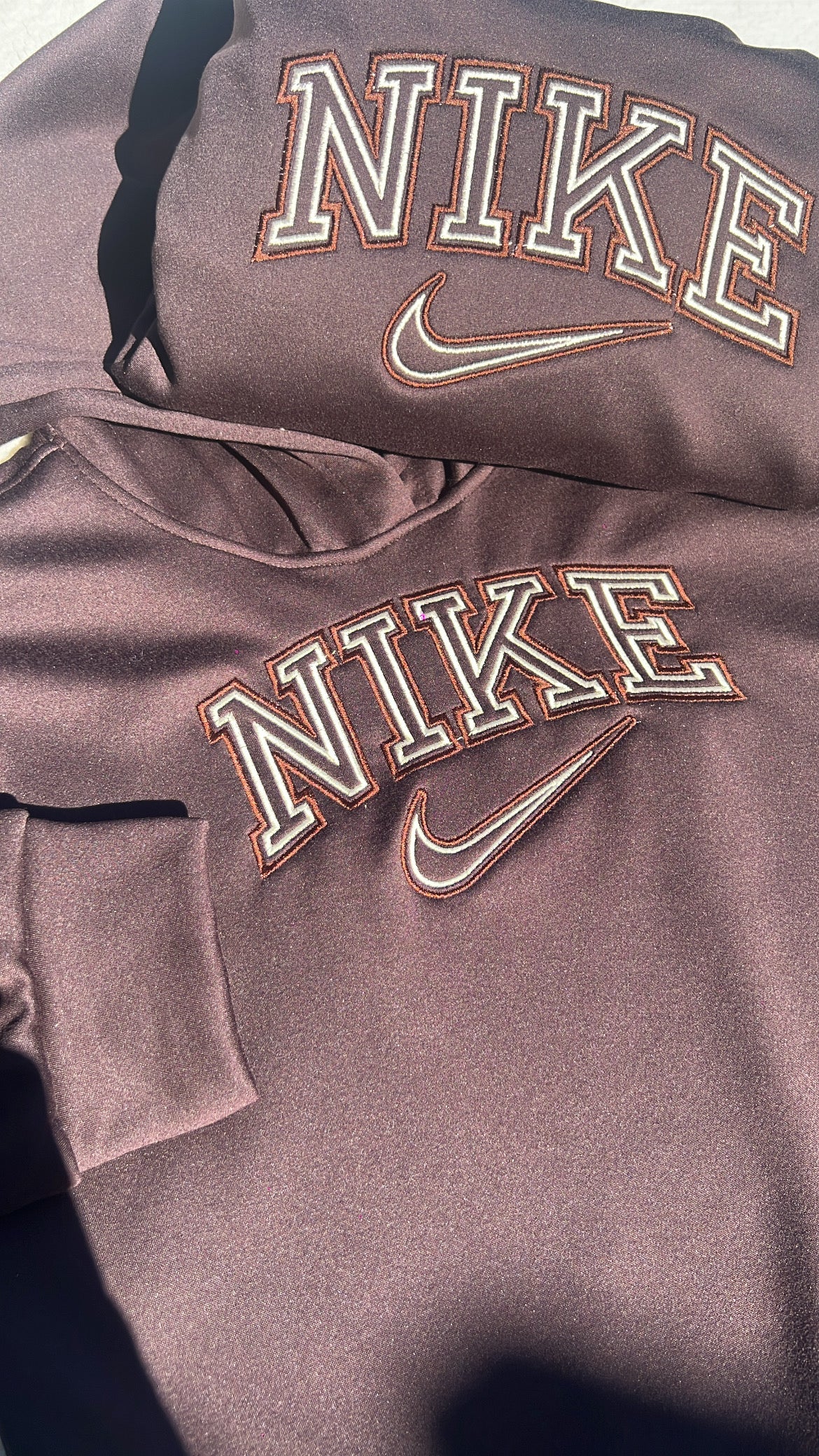 Sudadera Capuchina café