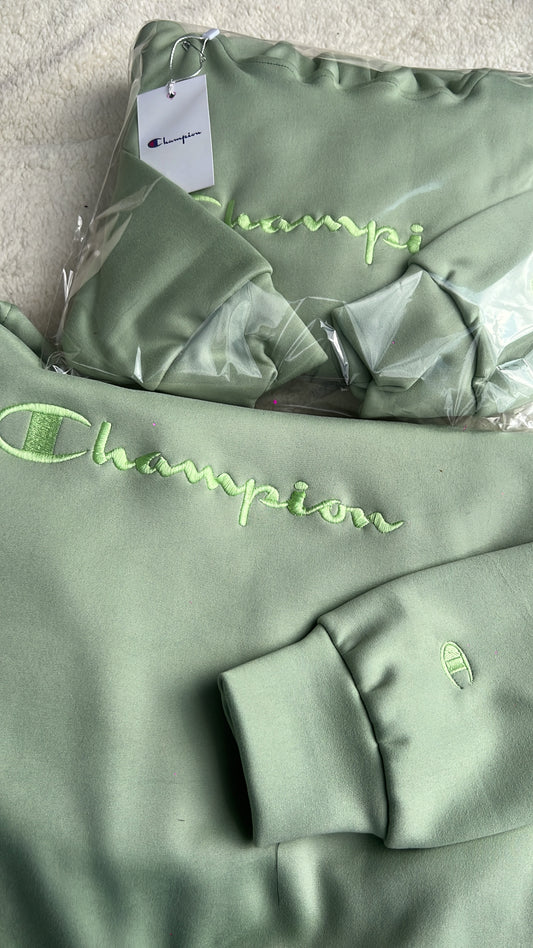 Sudadera Champion Verde pastel 💚