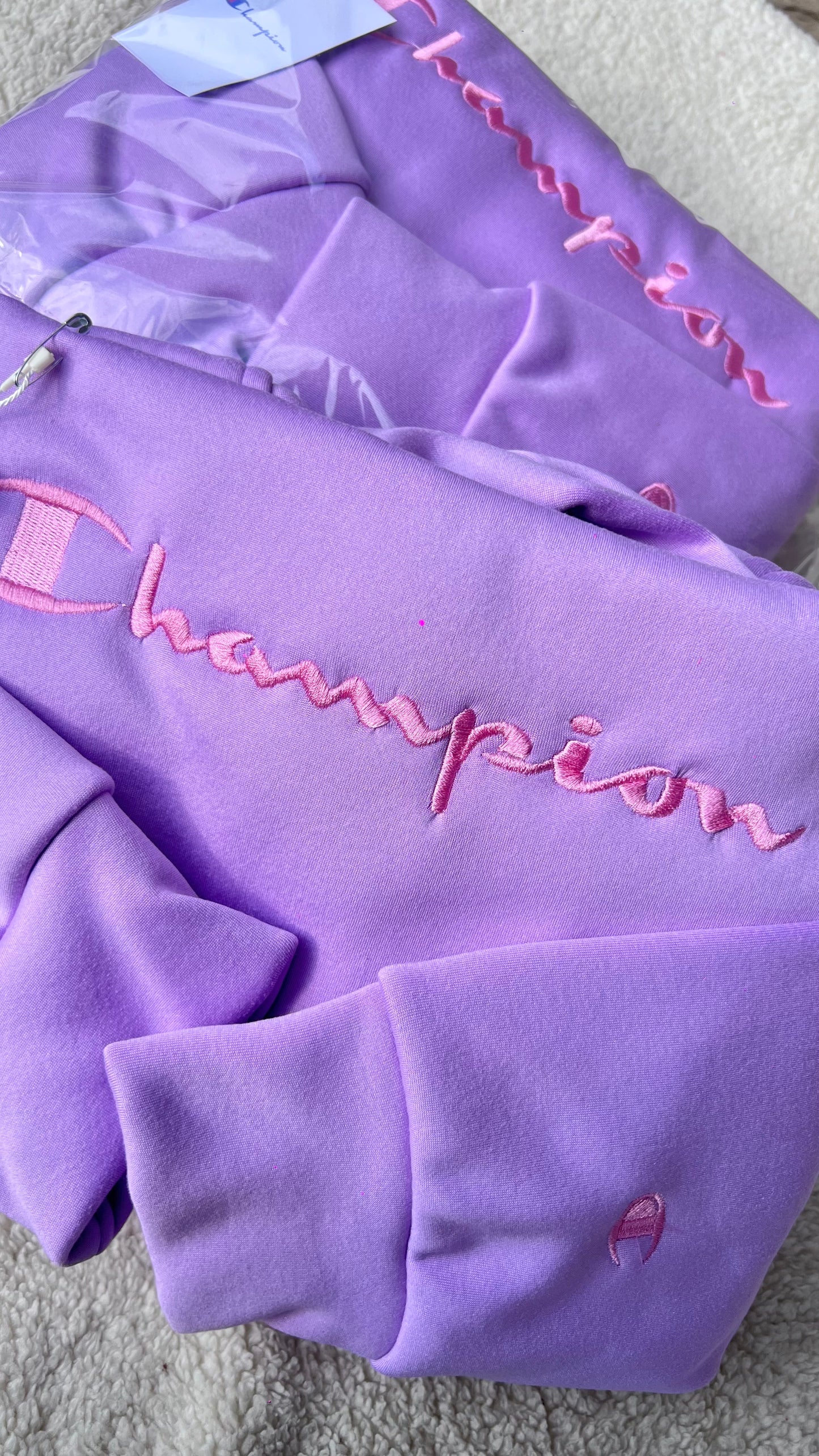 Sudadera Champion Lila Pink 💜🩷
