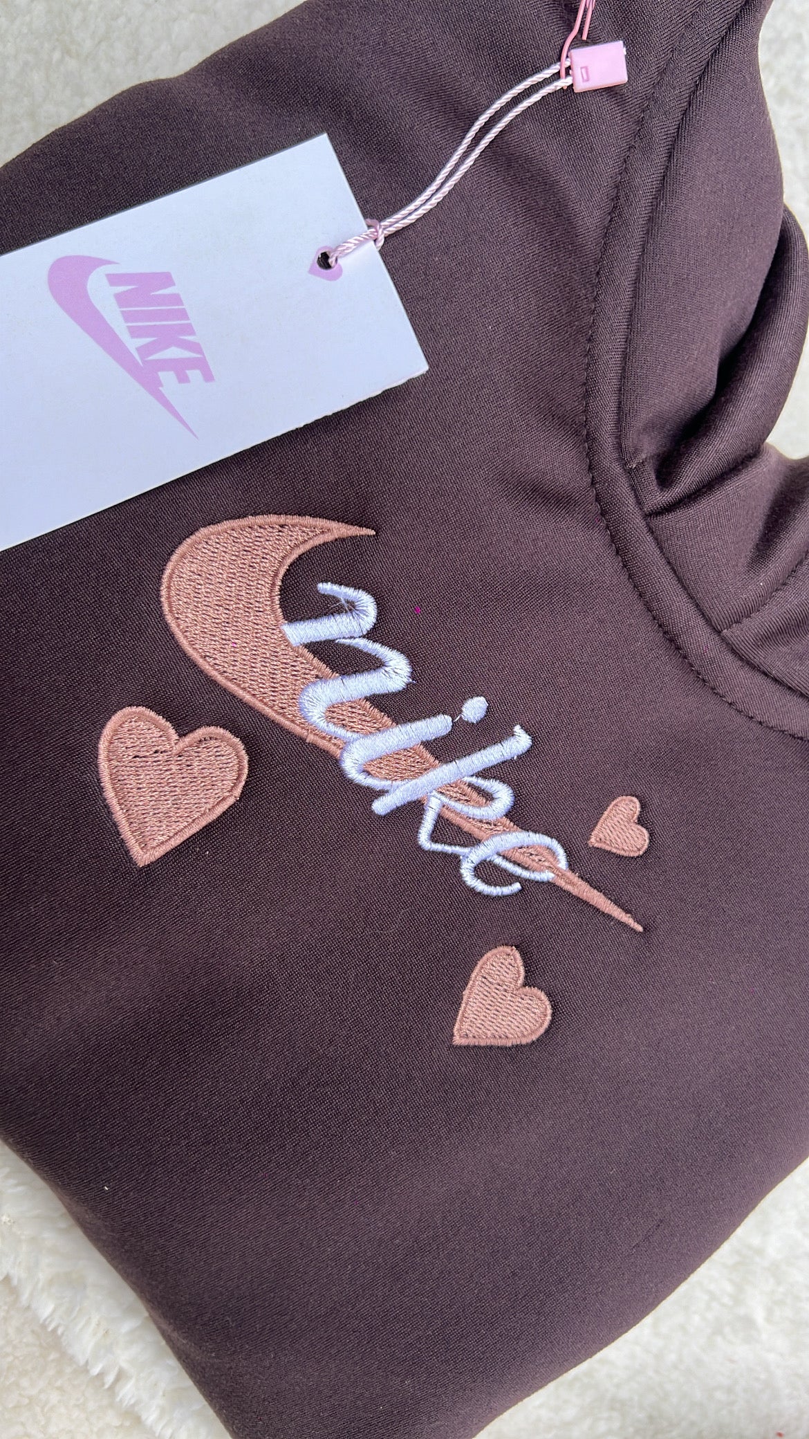 Sudadera Nike Corazon Café 🤎