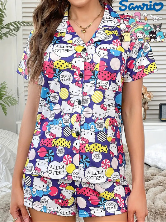 Pijama collage kitty