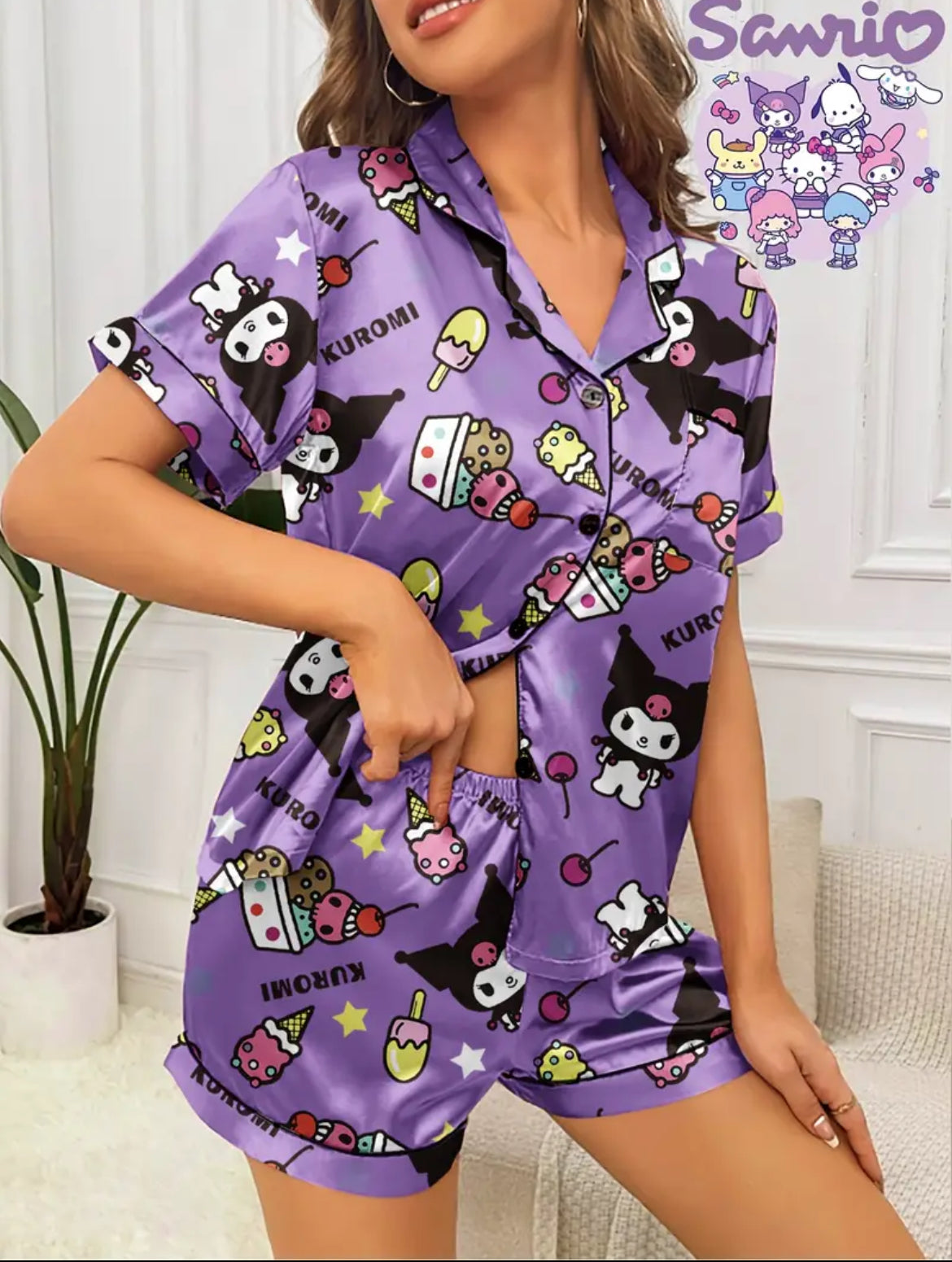 Pijama Morada Kuromi