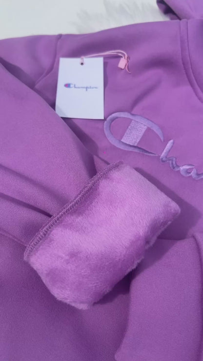 Sudadera Champion Lila