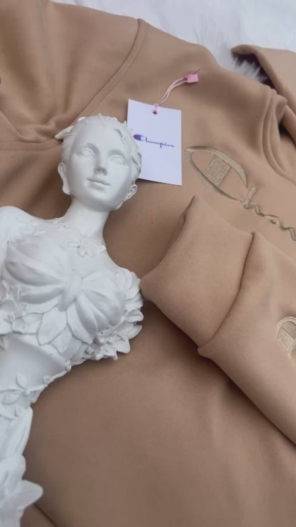 Sudadera Champion Beige